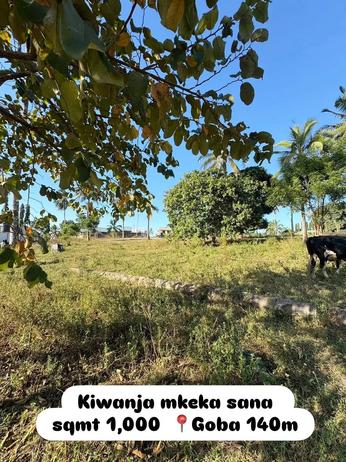 Kiwanja kinauzwa Goba Mageti, Dar Es Salaam sqm 1000