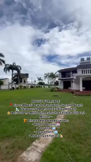 Beach Plot for Sale in Mbezi Beach, Dar Es Salaam (4300 sqm)