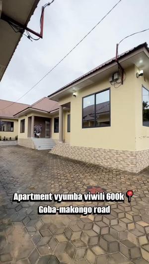 Apartment ya vyumba viwili inapangishwa Goba Makongo Juu, Dar Es Salaam