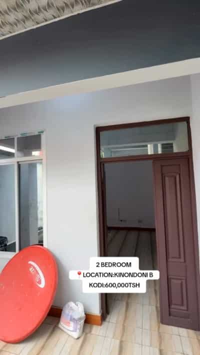 Nyumba ya vyumba viwili inapangishwa Kinondoni B, Dar Es Salaam