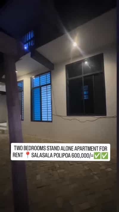 Apartment ya vyumba viwili inapangishwa SALASALA POLIPOA, Dar Es Salaam