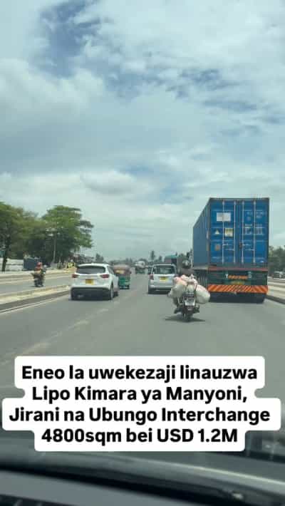 Kiwanja (Commercial Plot) kinauzwa Kimara ya Manyoni, Dar Es Salaam (4800 sqm) Kiwanja (Commercial Plot) kinauzwa Kimara ya Manyoni, Dar Es Salaam (4800 sqm)