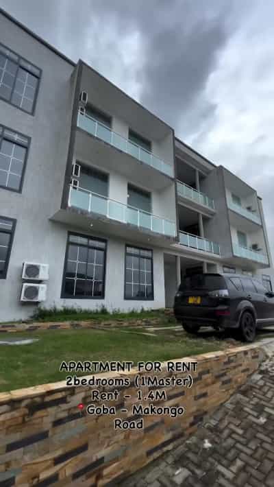 Apartment ya vyumba viwili inapangishwa Goba Makongo Rd, Dar Es Salaam