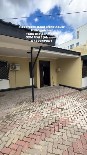 Nyumba (Furnished) ya vyumba vinne inapangishwa Msasani, Dar Es Salaam