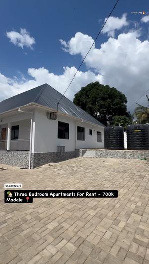 Apartment ya vyumba vitatu inapangishwa Madale, Dar Es Salaam