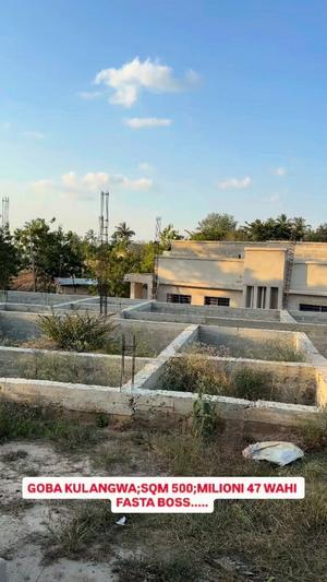 Plot for sale in Goba Kulangwa, Dar Es Salaam sqm 500 Plot for sale in Goba Kulangwa, Dar Es Salaam sqm 500
