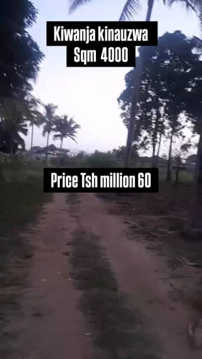 Kiwanja kinauzwa Mapinga, Pwani