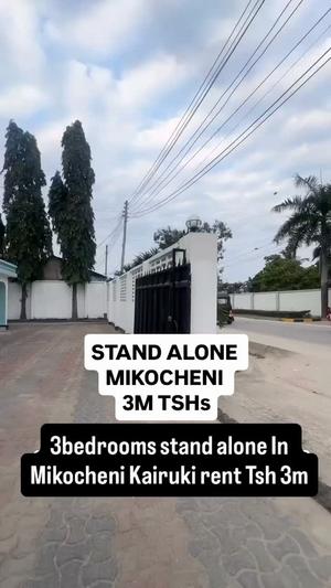 Nyumba ya vyumba vitatu inapangishwa Mikocheni, Dar Es Salaam