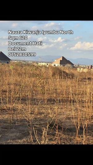 Kiwanja kinauzwa Iyumbu North, Dodoma (620 sqm)