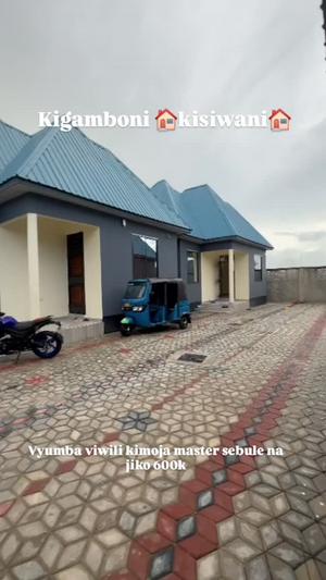Nyumba/Apartment ya vyumba viwili inapangishwa Kigamboni Kisiwani, Dar Es Salaam