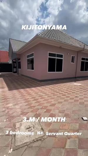 Nyumba ya vyumba vitatu inapangishwa Kijitonyama, Dar Es Salaam Nyumba ya vyumba vitatu inapangishwa Kijitonyama, Dar Es Salaam