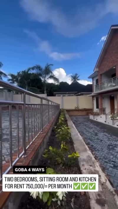 Apartment ya vyumba viwili inapangishwa Goba Four Way, Dar Es Salaam