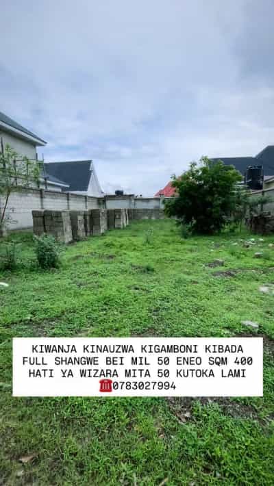 Kiwanja kinauzwa Kigamboni Kibada, Dar Es Salaam sqm 400 Kiwanja kinauzwa Kigamboni Kibada, Dar Es Salaam sqm 400