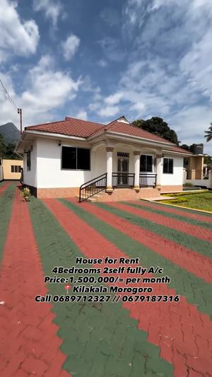 4 Bedrooms House for Rent in Kilakala, Morogoro
