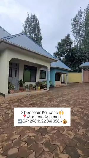 Apartment ya vyumba viwili inapangishwa Moshono, Arusha