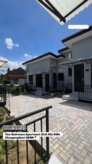 Apartment ya vyumba viwili inapangishwa Changanyikeni, Dar Es Salaam