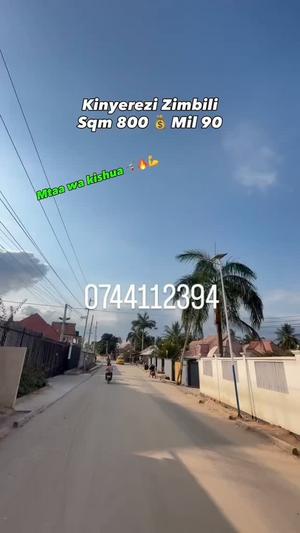 Residential Plot for Sale in Kinyerezi Zimbili, Dar Es Salaam (800 sqm)