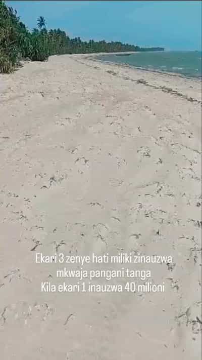 Kiwanja cha Pwani kinauzwa Mkwaja, Pangani, Tanga (3 acre)