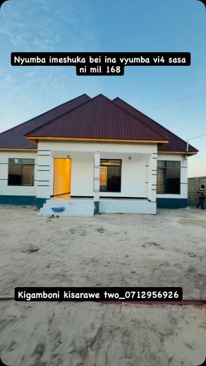Nyumba ya vyumba vitano inauzwa Kisarawe 2 Kigamboni, Dar Es Salaam (800 sqm)