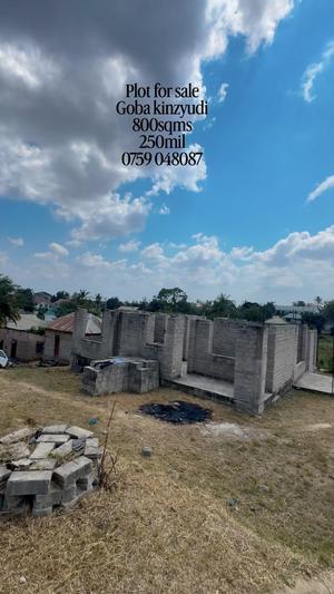 Kiwanja kinauzwa Bunju Mianzini, Dar Es Salaam