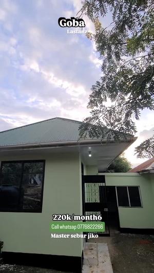 2 Bedrooms House for Rent in Goba Lastanz, Dar Es Salaam