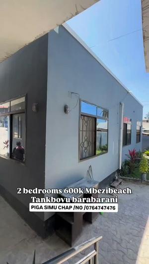 2 Bedrooms House for Rent in Mbezi Beach Tank Bovu, Dar Es Salaam