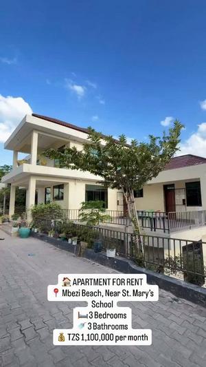 3 Bedrooms Apartment for Rent in Mbezi Beach, Dar Es Salaam 3 Bedrooms Apartment for Rent in Mbezi Beach, Dar Es Salaam