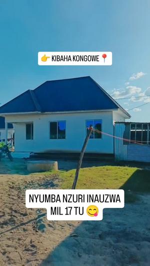Nyumba ya vyumba viwili inauzwa Kibaha Kongowe, Pwani (400 sqm)