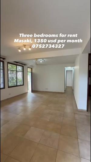 Apartment ya vyumba vitatu inapangishwa Masaki, Dar Es Salaam Apartment ya vyumba vitatu inapangishwa Masaki, Dar Es Salaam