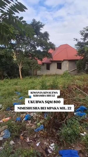 Kiwanja kinauzwa Kibamba Shule, Dar Es Salaam sqm 800 Kiwanja kinauzwa Kibamba Shule, Dar Es Salaam sqm 800
