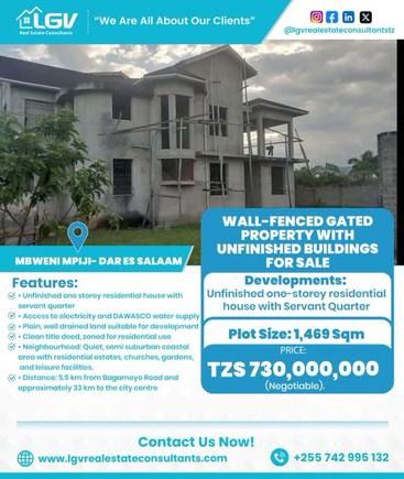 House for sale in Mbweni Mpiji, Dar Es Salaam House for sale in Mbweni Mpiji, Dar Es Salaam