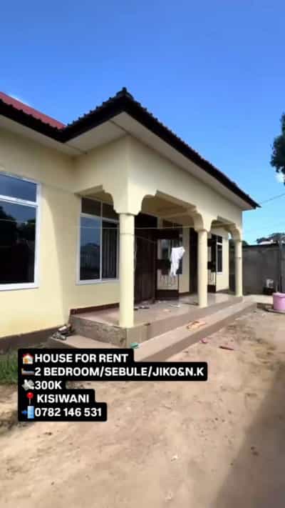 Nyumba ya vyumba viwili inapangishwa Kigamboni, Dar Es Salaam