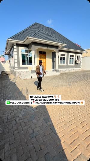 Nyumba ya vyumba vitatu inauzwa Kigamboni Mji Mwema, Dar Es Salaam (780 sqm) Nyumba ya vyumba vitatu inauzwa Kigamboni Mji Mwema, Dar Es Salaam (780 sqm)