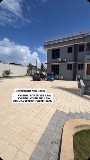Apartment ya vyumba viwili inapangishwa Mbezi Beach, Dar Es Salaam