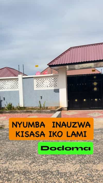 Nyumba ya vyumba vitatu inauzwa Kisasa, Dodoma (600 sqm)