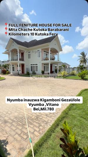 5 Bedrooms Furnished House for Sale in Geza Ulole, Kigamboni, Dar Es Salaam (1350 sqm)