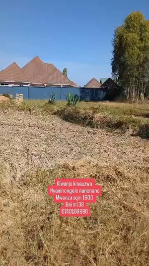 Residential Plot for Sale in Nyamhongolo Nanenane, Mwanza (1600 sqm) Residential Plot for Sale in Nyamhongolo Nanenane, Mwanza (1600 sqm)