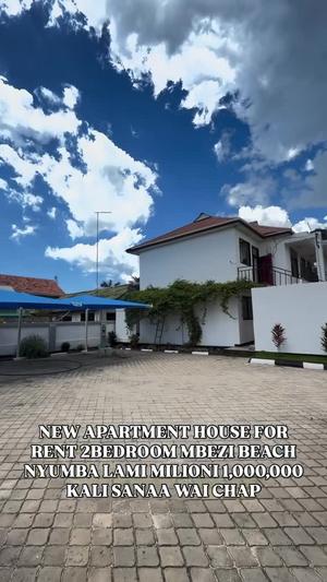 Apartment ya vyumba viwili inapangishwa Mbezi Beach, Dar Es Salaam