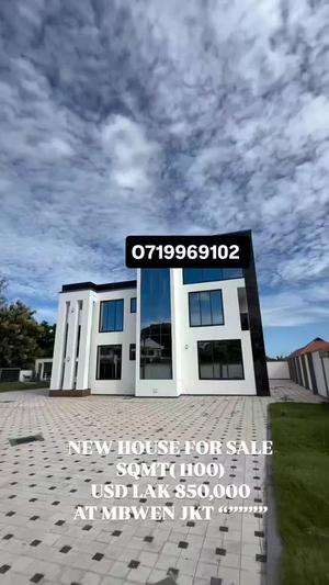 Nyumba ya vyumba 6 inauzwa Mbweni Jkt, Dar Es Salaam
