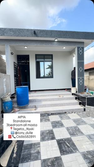 Nyumba ya vyumba vitatu inapangishwa Tegeta Kibo, Dar Es Salaam