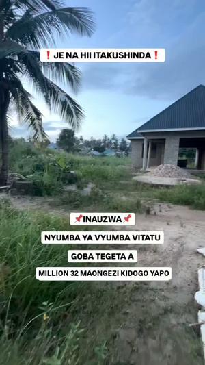 Nyumba ya vyumba vitatu inauzwa Goba Tegeta A, Dar Es Salaam (400 sqm) Nyumba ya vyumba vitatu inauzwa Goba Tegeta A, Dar Es Salaam (400 sqm)