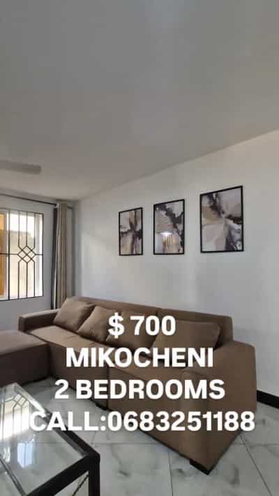 Apartment (Furnished) ya vyumba viwili inapangishwa Mikocheni, Dar Es Salaam