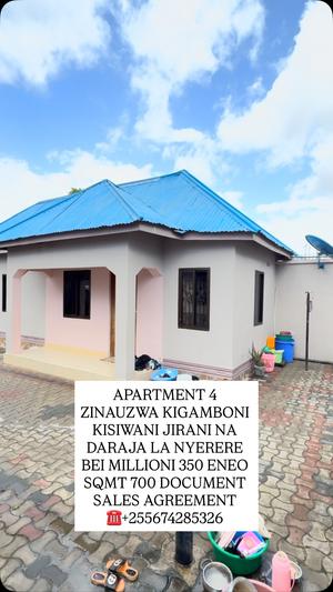 Apartment for Sale in Kigamboni Kisasi, Dar Es Salaam (700 sqm)