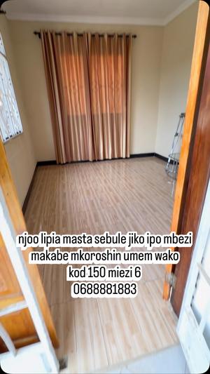 1 Bedroom House for Rent in Mbezi Makabe Mkoroshin, Dar Es Salaam