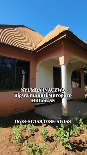 Nyumba ya vyumba vitatu inauzwa Bigwa Makuti, Morogoro Nyumba ya vyumba vitatu inauzwa Bigwa Makuti, Morogoro