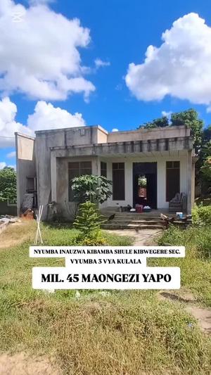 Nyumba ya vyumba vitatu inauzwa Kibamba Shule Kibwegere, Dar Es Salaam Nyumba ya vyumba vitatu inauzwa Kibamba Shule Kibwegere, Dar Es Salaam