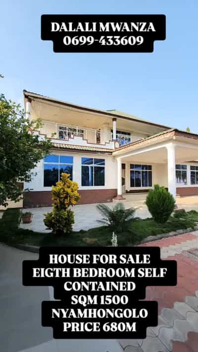 Nyumba ya vyumba 8 inauzwa Nyamhongolo, Mwanza (1500 sqm) Nyumba ya vyumba 8 inauzwa Nyamhongolo, Mwanza (1500 sqm)