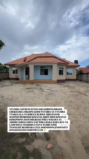 4 Bedrooms House for Sale in Kigamboni Kibada, Dar Es Salaam (1000 sqm)
