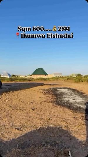 Plot for sale in Ihumwa Elshadai, Dodoma sqm 600 Plot for sale in Ihumwa Elshadai, Dodoma sqm 600