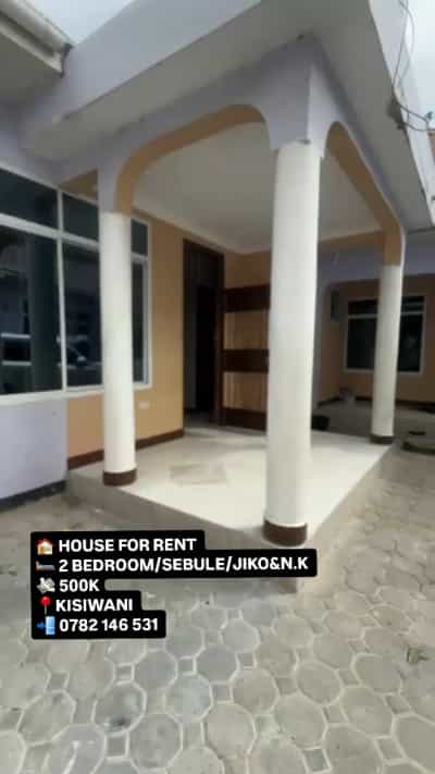 Nyumba ya vyumba viwili inapangishwa Kigamboni Kisiwani, Dar Es Salaam